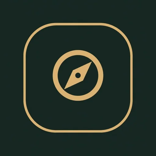 FitQuest Online Compass Logo